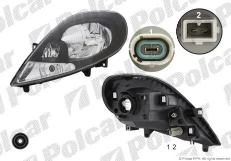 Фара основная Polcar 6027106E