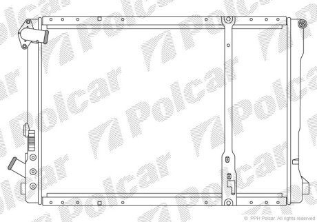 Радіатори охолодження Polcar 603208A6