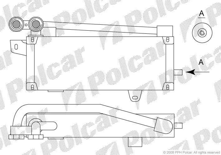 Радиаторы масла Polcar 6033L83X (фото 1)