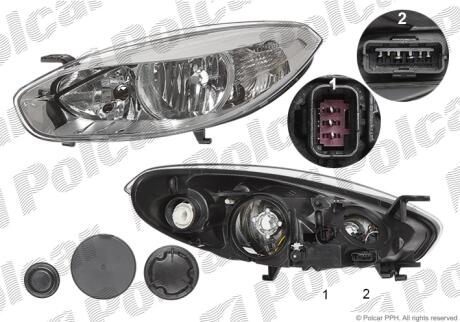 Фара основная Polcar 6035090E