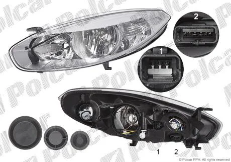 Фара основна Polcar 6035102E