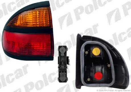 Фонарь задний слева наружный Polcar 603687-E