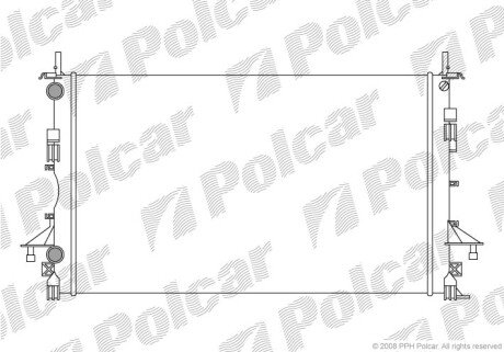 Радіатори охолодження Polcar 603708A1