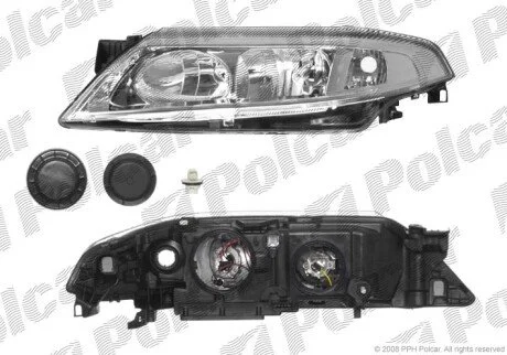 Фара основная левая H1, H7 Polcar 6037090E