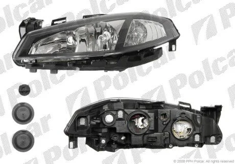 Фара основная левая H1, H7, W5W Polcar 603809-E