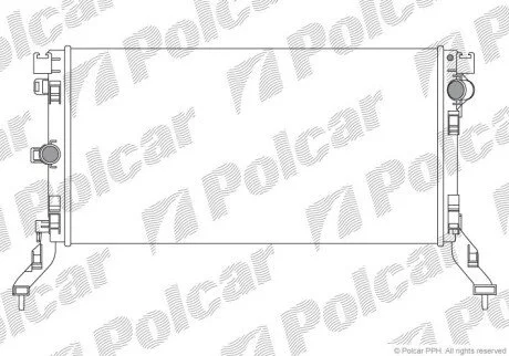 Радиаторы охлаждения Polcar 603908-2