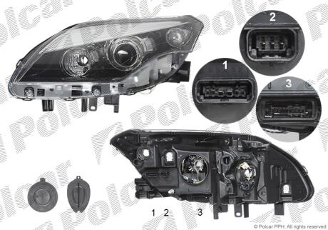 Фара основная Polcar 6039094V