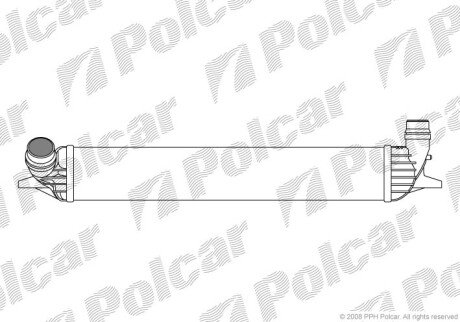 Радіатори повітря (Інтеркулери) Polcar 6039J8-1