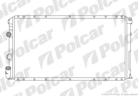 Радіатори охолодження Polcar 604108-3