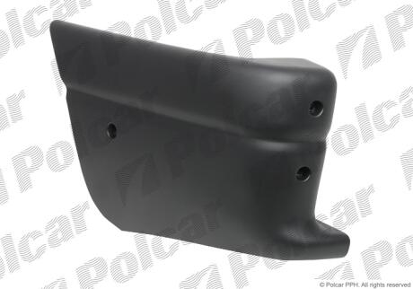 Угол бампера левый Polcar 604197