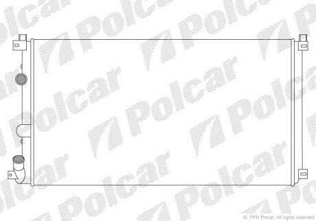 Радіатори охолодження Polcar 604208A1