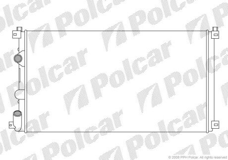 Радіатори охолодження Polcar 604208A3