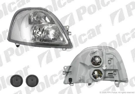 Фара основна ліва H1, H7, W5W Polcar 604209-E