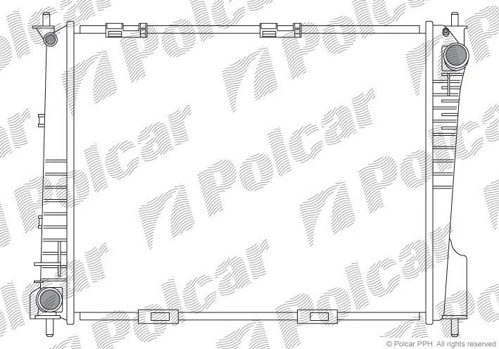 Радиаторы охлаждения Polcar 605508-2 (фото 1)