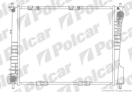 Радіатори охолодження Polcar 605508-2