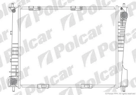 Радиаторы охлаждения Polcar 605508-2
