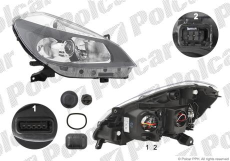 Фара основная Polcar 605510GE