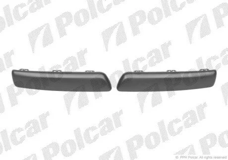 Молдинг бампера лівий+правий Polcar 6055969J