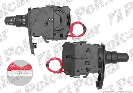 Перемикач підрульовий Polcar 6055PZS2