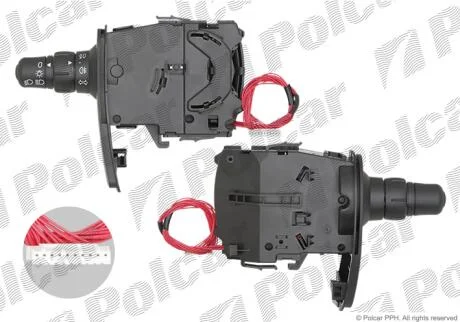 Перемикач підрульовий Polcar 6055PZS2