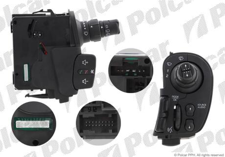 Перемикач підрульовий Polcar 6055PZW1