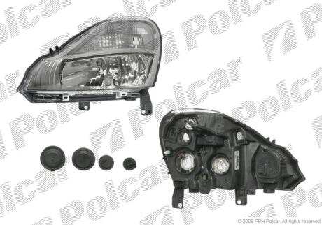 Фара основная Polcar 605809-E