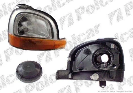 Фара основная левая H4 Polcar 606009-E