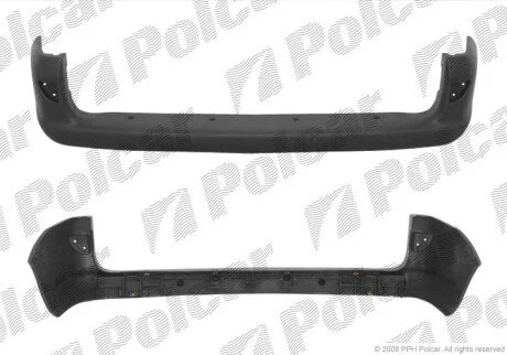 Бампер задній Polcar 606096