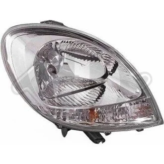 Фара основна права H4, PY21W, W5W Polcar 6061106E