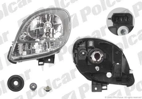Фара основна Polcar 606110-V
