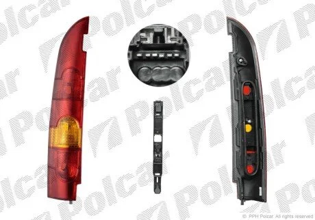 Фонарь задний слева Polcar 606187-1