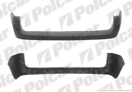 Бампер задний Polcar 606196-2