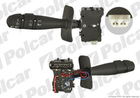 Перемикач підрульовий Polcar 6061PZS1A