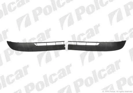 Накладка решітки бампера Polcar 606207-4
