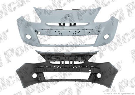 Бампер передний Polcar 606407