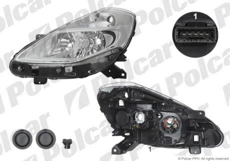 Фара основная Polcar 6064100E