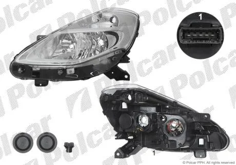 Фара основная Polcar 6064100E