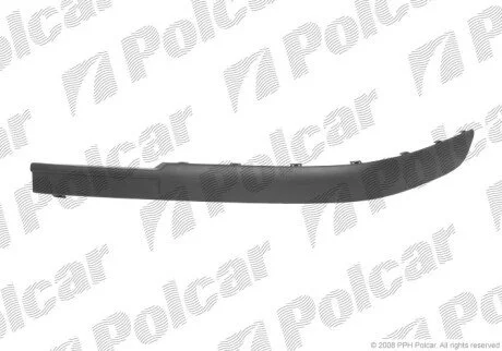 Молдинг бампера прав Polcar 607007-6