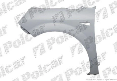 Крило спереду ліворуч Polcar 607101-1