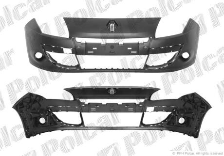 Бампер передній Polcar 6073072J