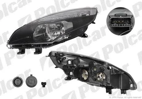 Фара основная Polcar 607310-E