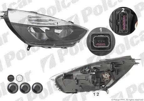 Фара основна Polcar 60B1100E