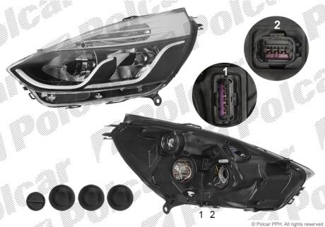 Фара основная Polcar 60B1105E