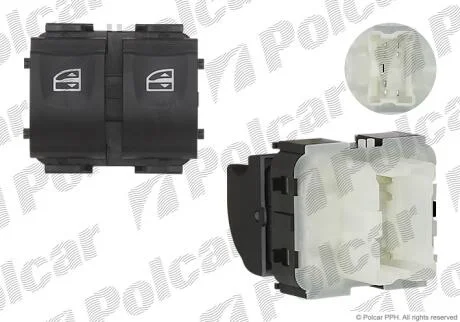Блок кнопок склопідіймача Polcar 60B1P-73