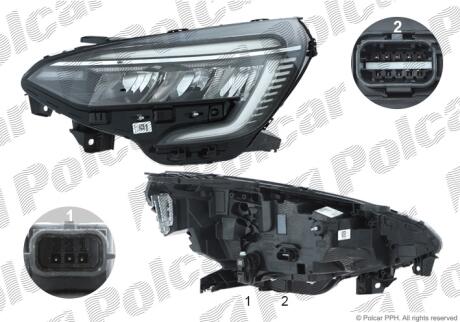 Фара основная Polcar 60B3093X