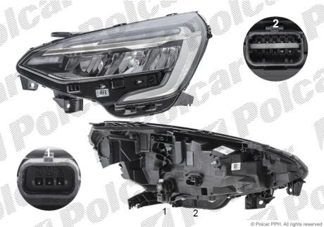 Фара основна Polcar 60B310-X