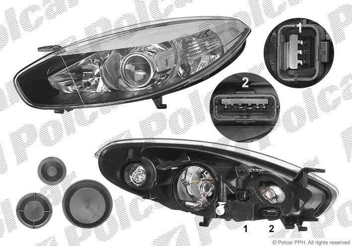 Фара основная Polcar 60C110-E (фото 1)
