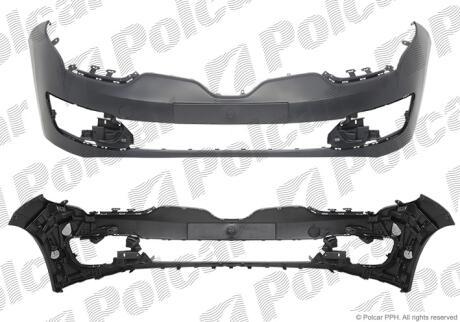 Бампер передній Polcar 60C207-1