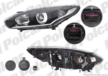 Фара основная Polcar 60C2102U