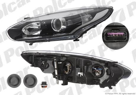 Фара основная правая H7, PY21W, W5W Polcar 60C210-EUA